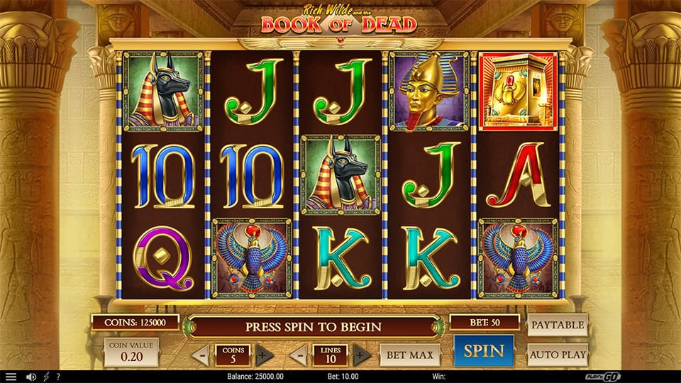 Rich Wilde and the Book of Dead slot