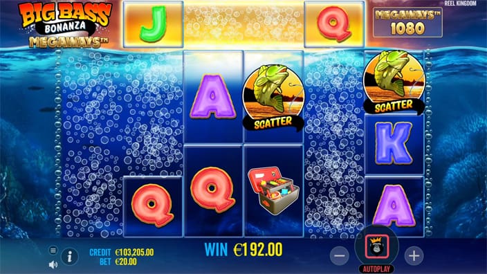 Big Bass Bonanza Megaways slot tumble feature