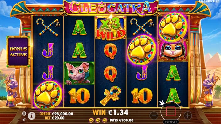 Cleocatra slot free spins 1