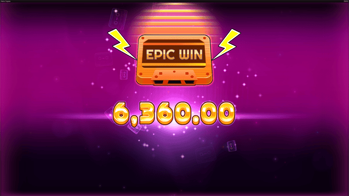Retro Tapes slot big win 1