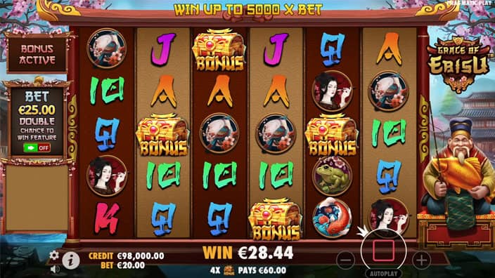 Grace of Ebisu slot free spins