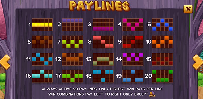 BonusTiime slot payline