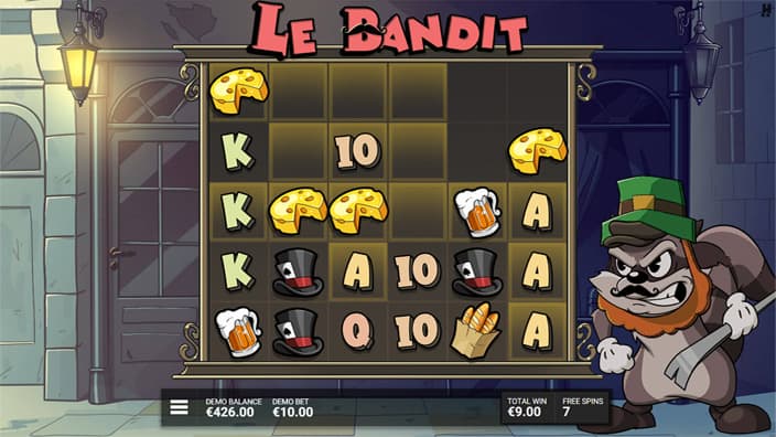 Le Bandit slot super cascade