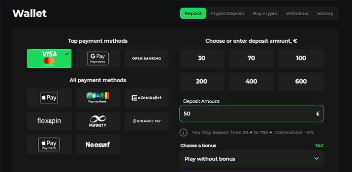 BonusTiime betify deposit