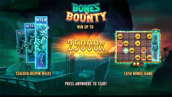 Bones Bounty slot features