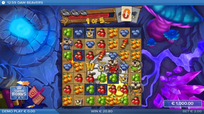 Dam Beavers slot feature special symbols