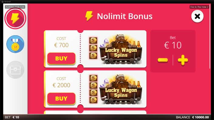 Fire in the Hole 2 slot bonus buy
