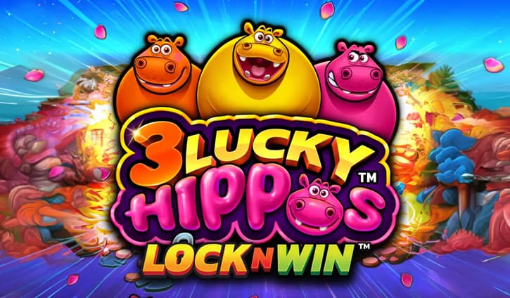 3 Lucky Hippos Slot – Demo & Review slot cover image