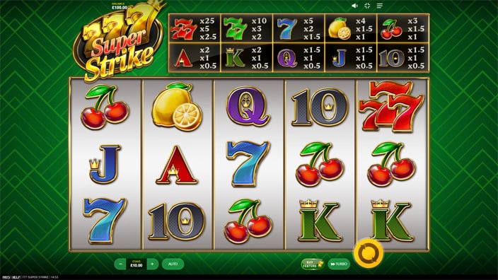 777 Super Strike slot