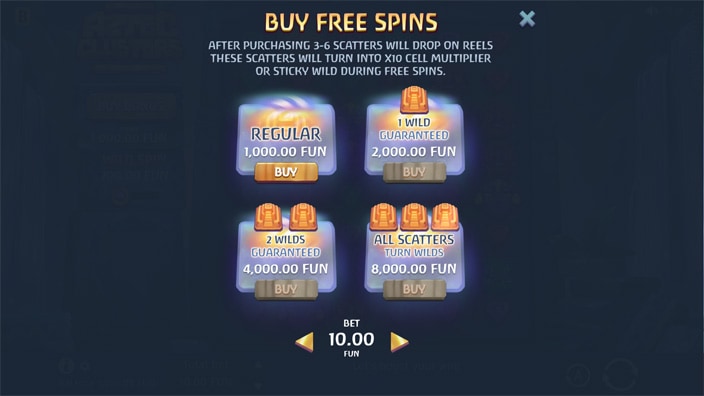 Aztec Clusters slot bonus buy