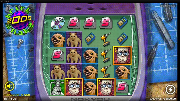 Brick Snake 2000 slot free spins