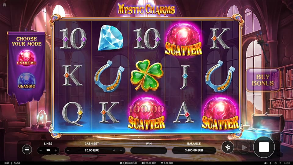 Mystic Charms slot free spins