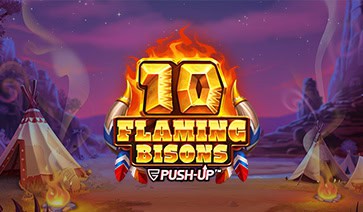 10 Flaming Bisons Slot – Demo & Review slot cover image