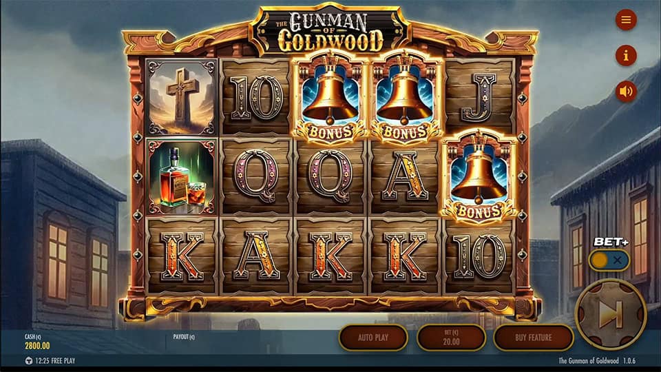 The Gunman of Goldwood slot free spins