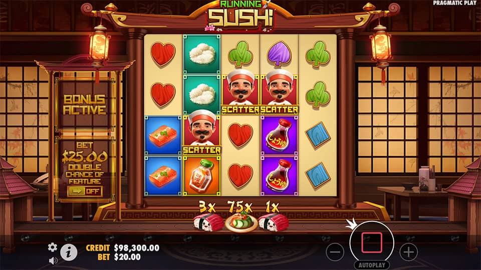 Running Sushi slot free spins