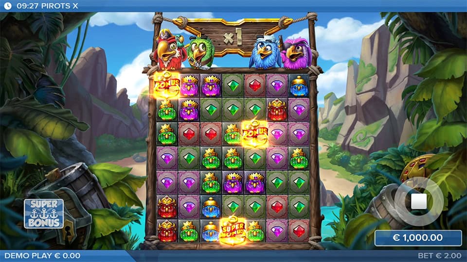 Pirots X slot free spins