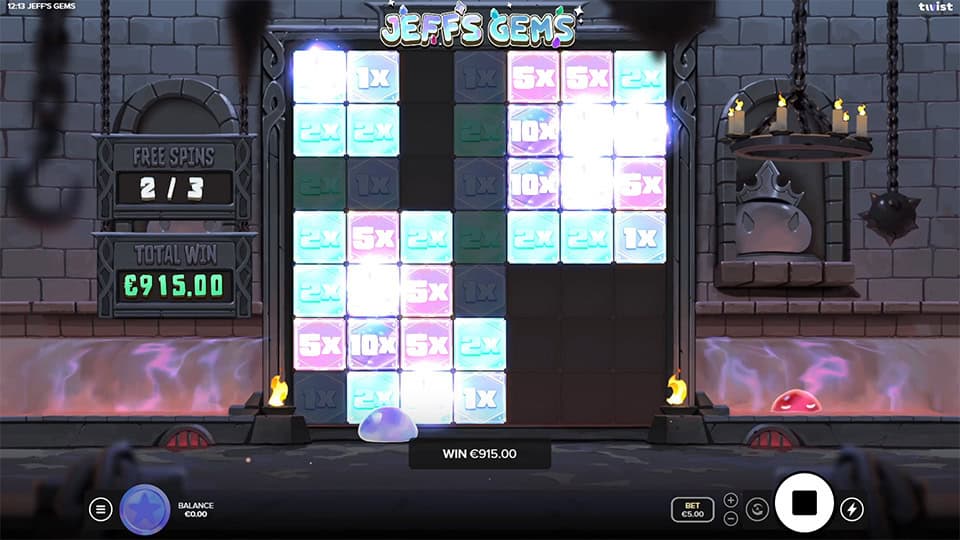 Jeffs Gems slot feature burst symbol
