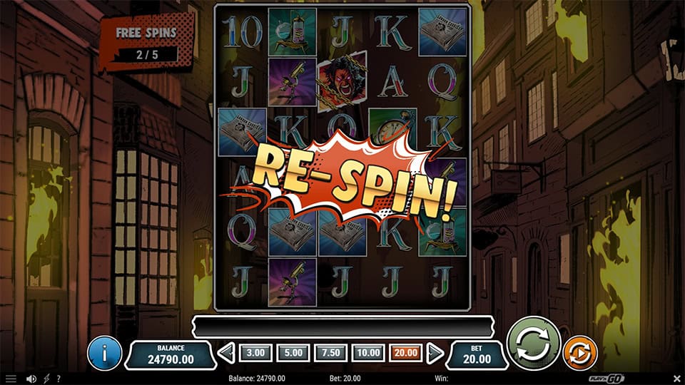 Potion of Madness slot feature respin