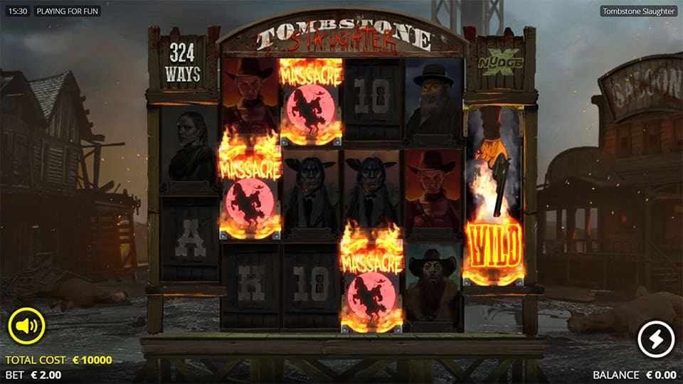 Tombstone Slaughter El Gordos Revenge slot free spins