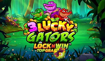 3 Lucky Gators Slot – Demo & Review slot cover image