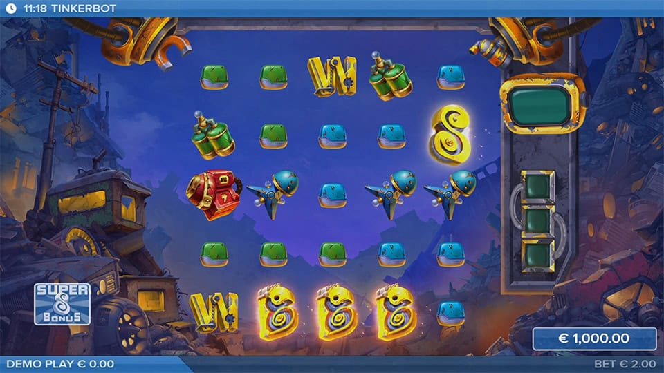 Tinkerbot slot free spins