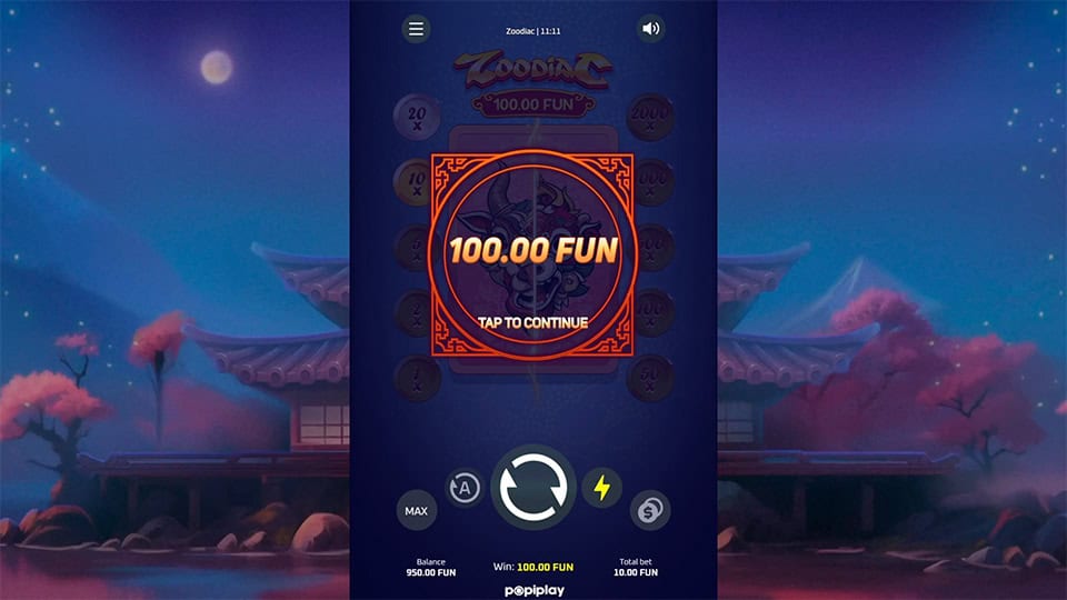 Zoodiac slot big win