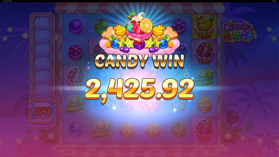 Candy Blast slot big win