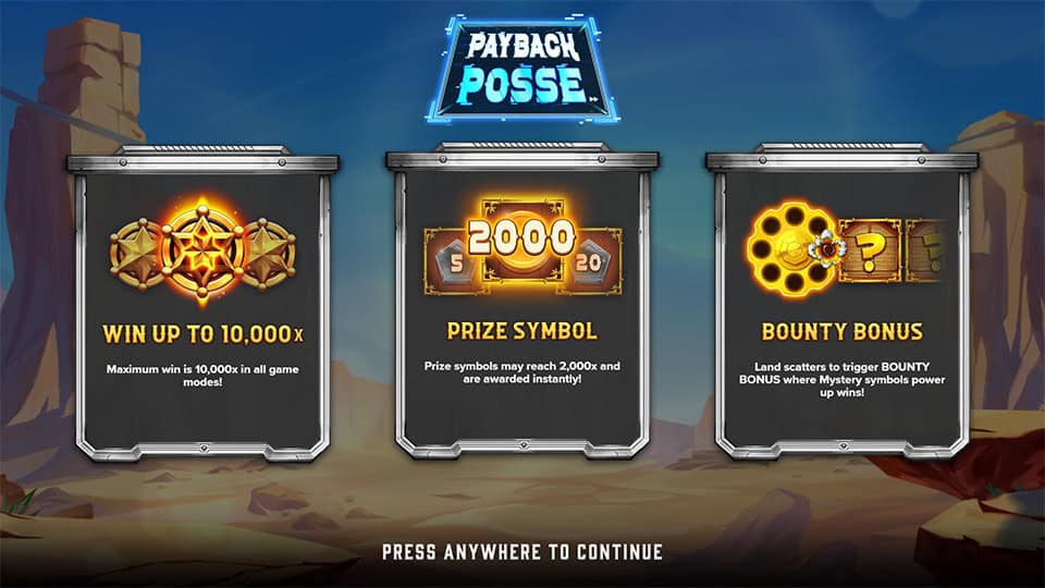 Payback Posse slot features