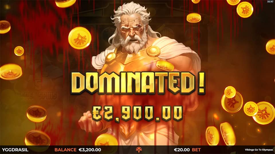 Vikings Go To Olympus wildfight rushingwilds slot big win