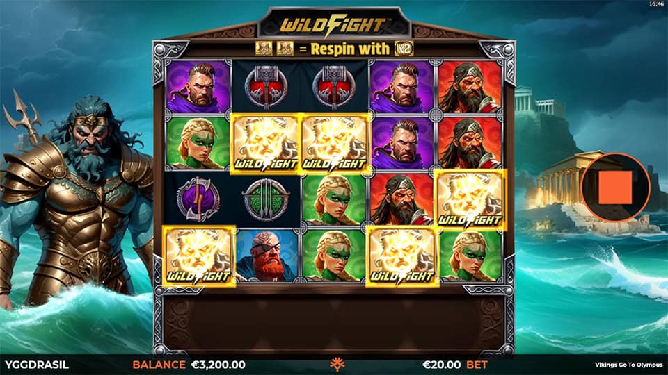 Vikings Go To Olympus wildfight rushingwilds slot free spins