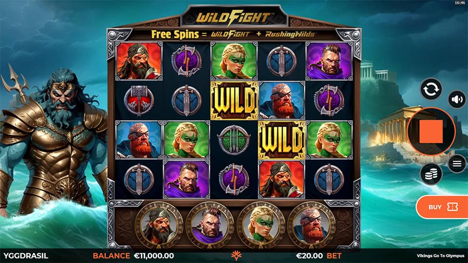 Vikings Go To Olympus wildfight rushingwilds slot