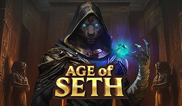 Age of Seth slot cover with Seth character in an Egyptian temple