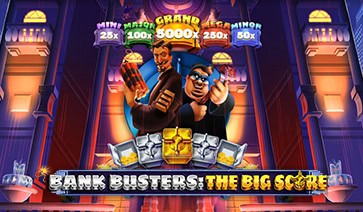 Bank Busters The Big Score Slot – Demo & Review slot cover image