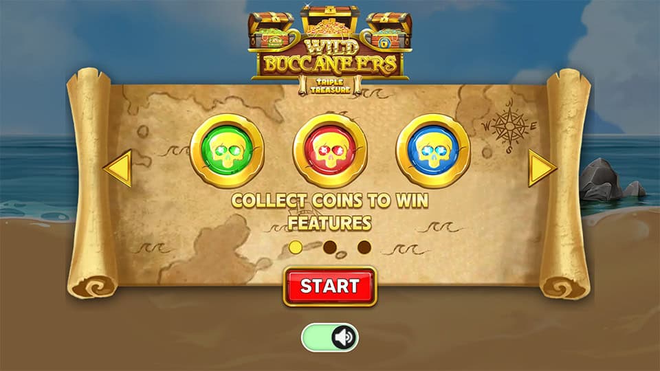 Introduction screen highlighting coin collection mechanics and feature activation.
