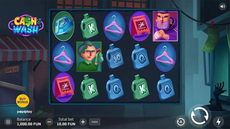 Cash Wash slot game preview