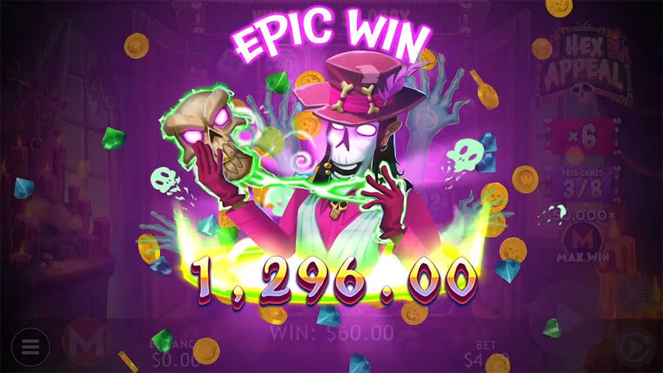 Hex Appeal slot big win