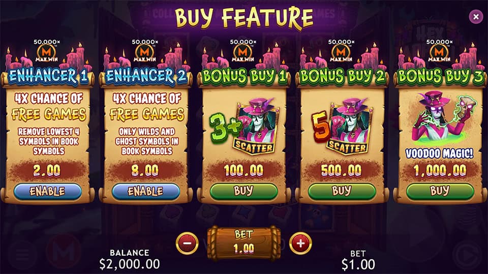 Hex Appeal slot bonus buy