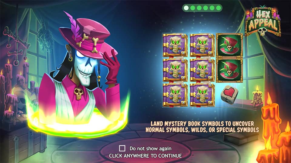 Hex Appeal slot homepage