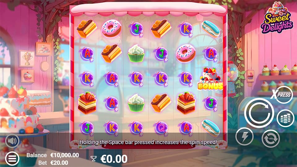 Sweet Delights slot game preview