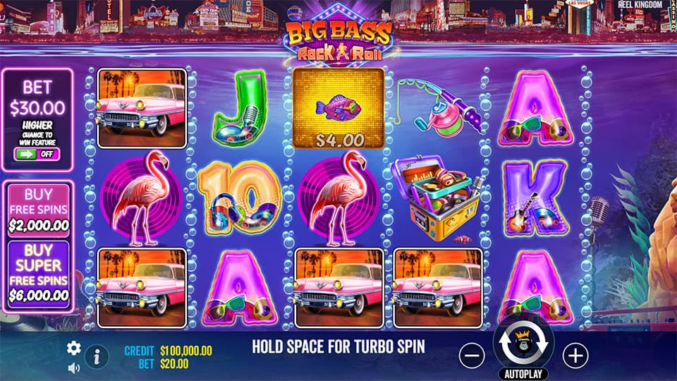 Big Bass Rock and Roll slot game preview