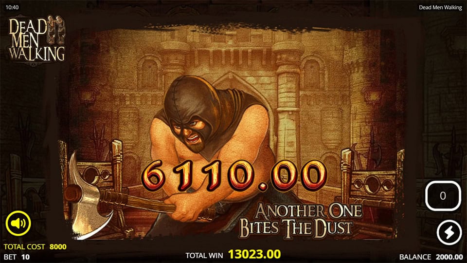Dead Men Walking slot big win