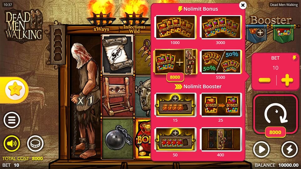 Dead Men Walking slot bonus buy