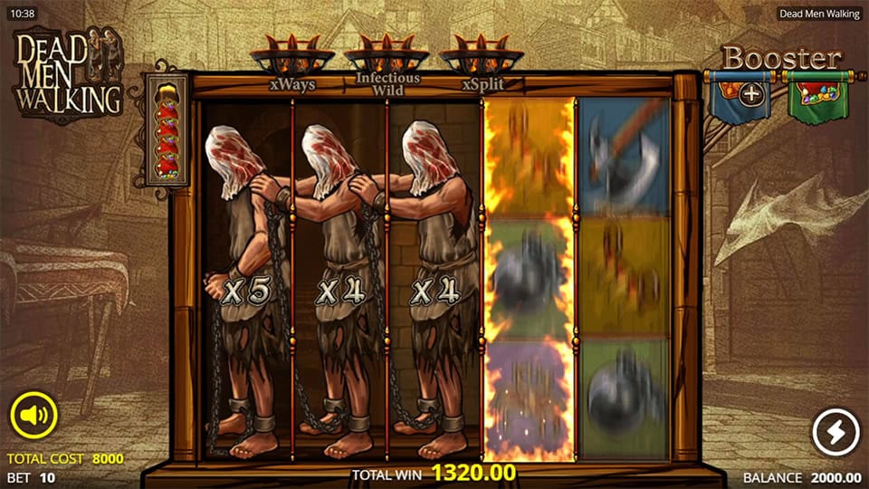 Dead Men Walking slot feature dead men walking