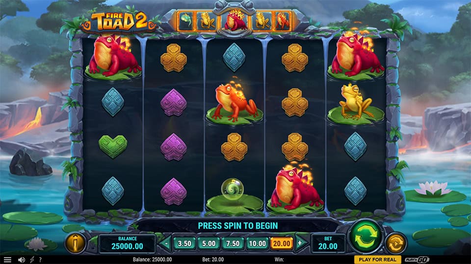 Reels with glowing fireflies and evolving toads, set in a jungle swamp with volcanic cliffs.