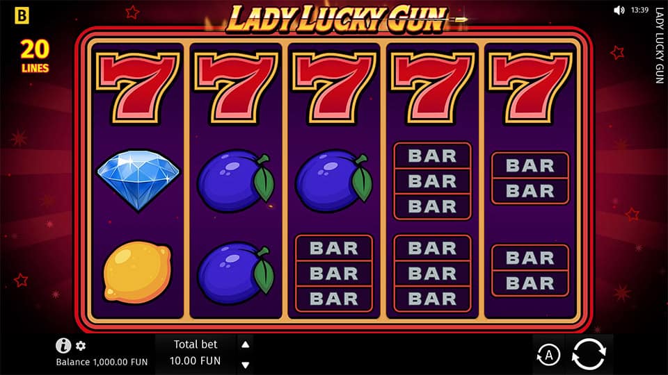 Lady Lucky Gun slot game preview