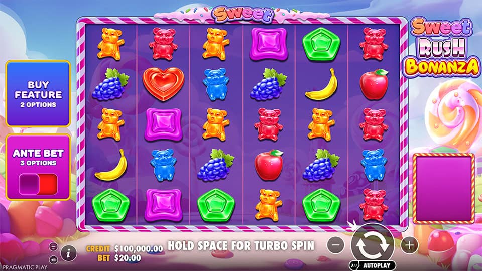 Sweet Rush Bonanza slot game preview