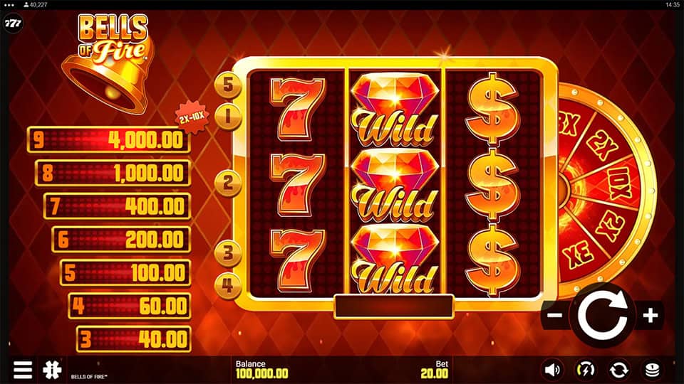 Bells of Fire slot game preview