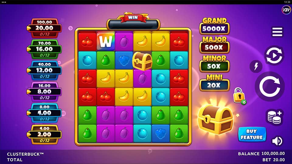 Cluster Buck slot game preview