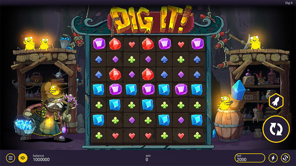 Dig It slot game preview