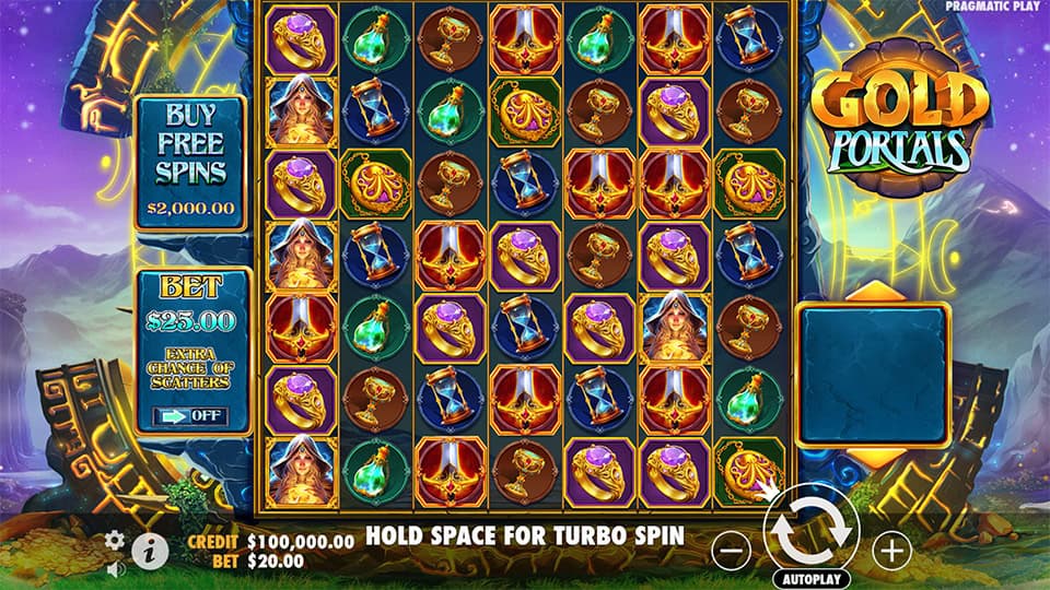 Gold Portals slot game preview